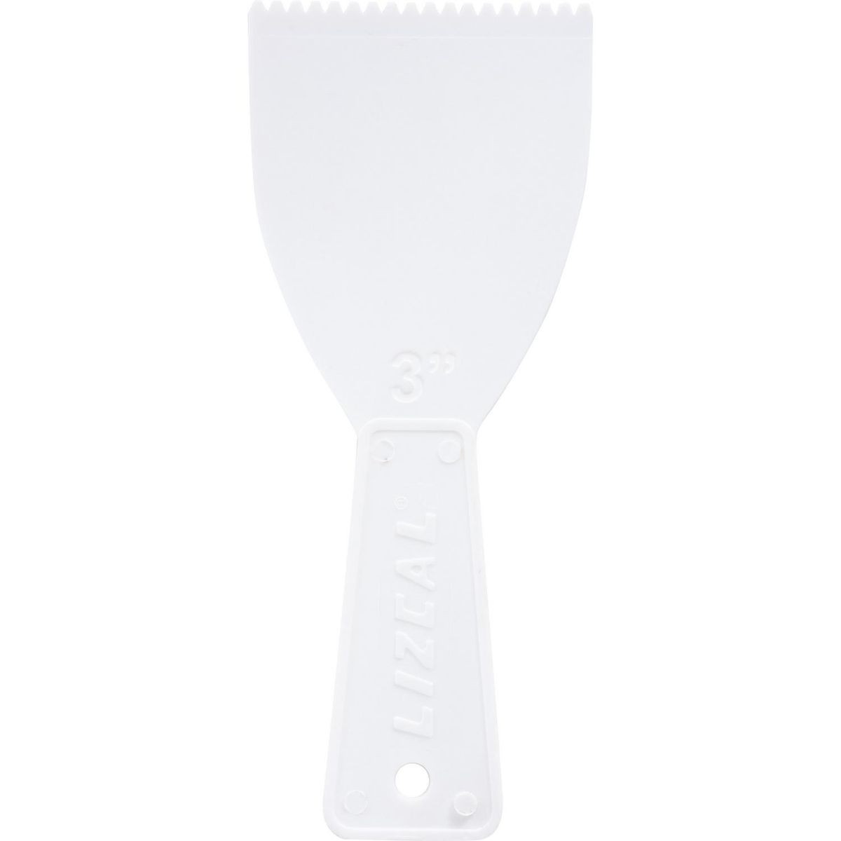 LIZCAL - Espátula Dentada Plástica Lizcal 3 " Para