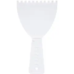 LIZCAL - Espátula dentada plástico 4''