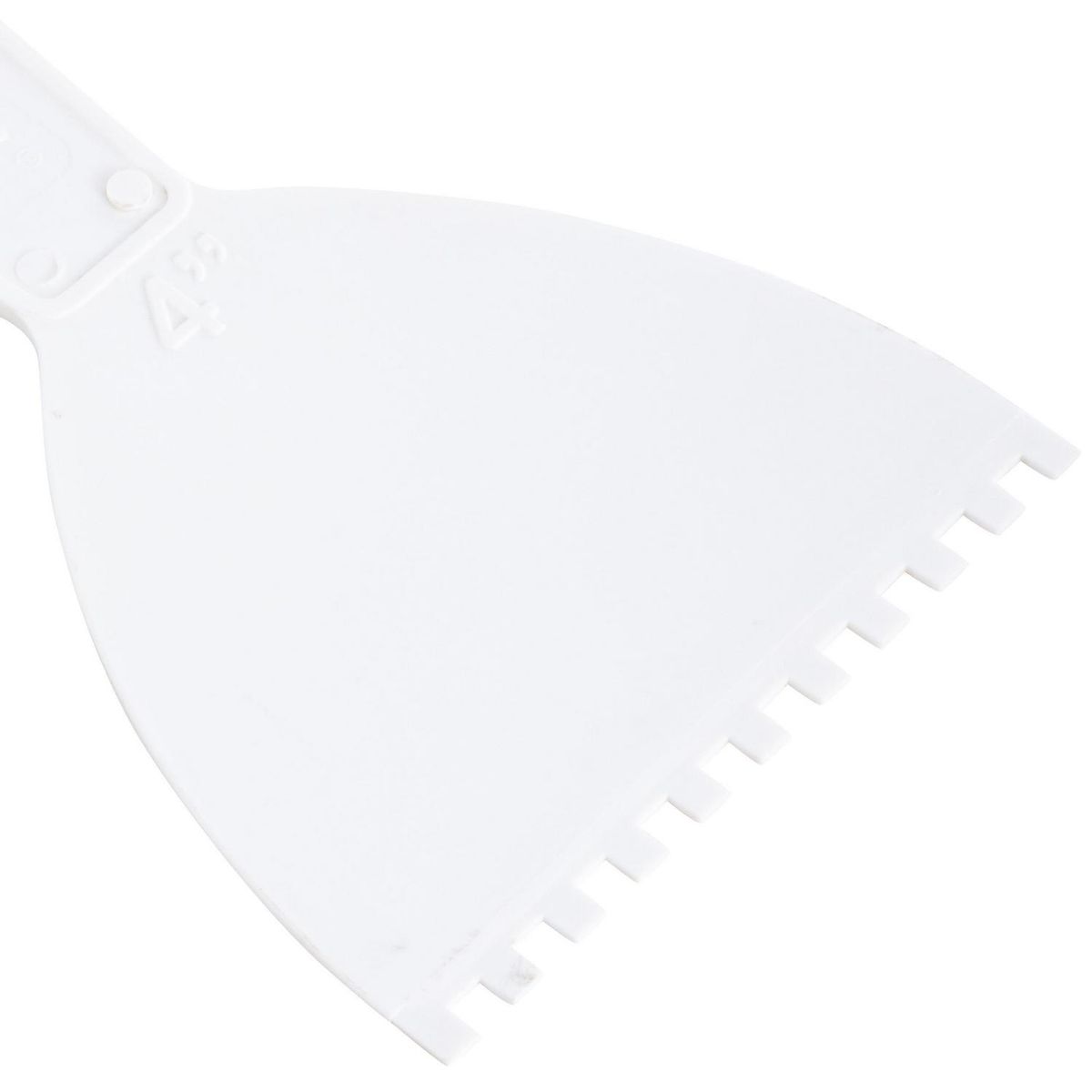 LIZCAL - Espátula dentada plástico 4''