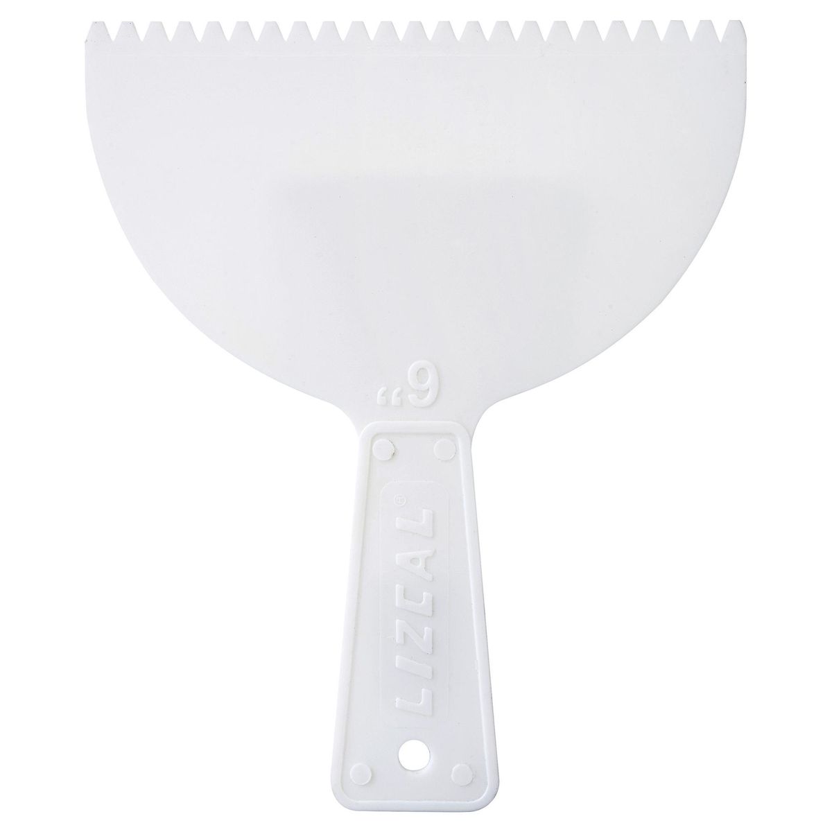 LIZCAL - Espátula Dentada Lizcal 6'' para Aplicación Mortero