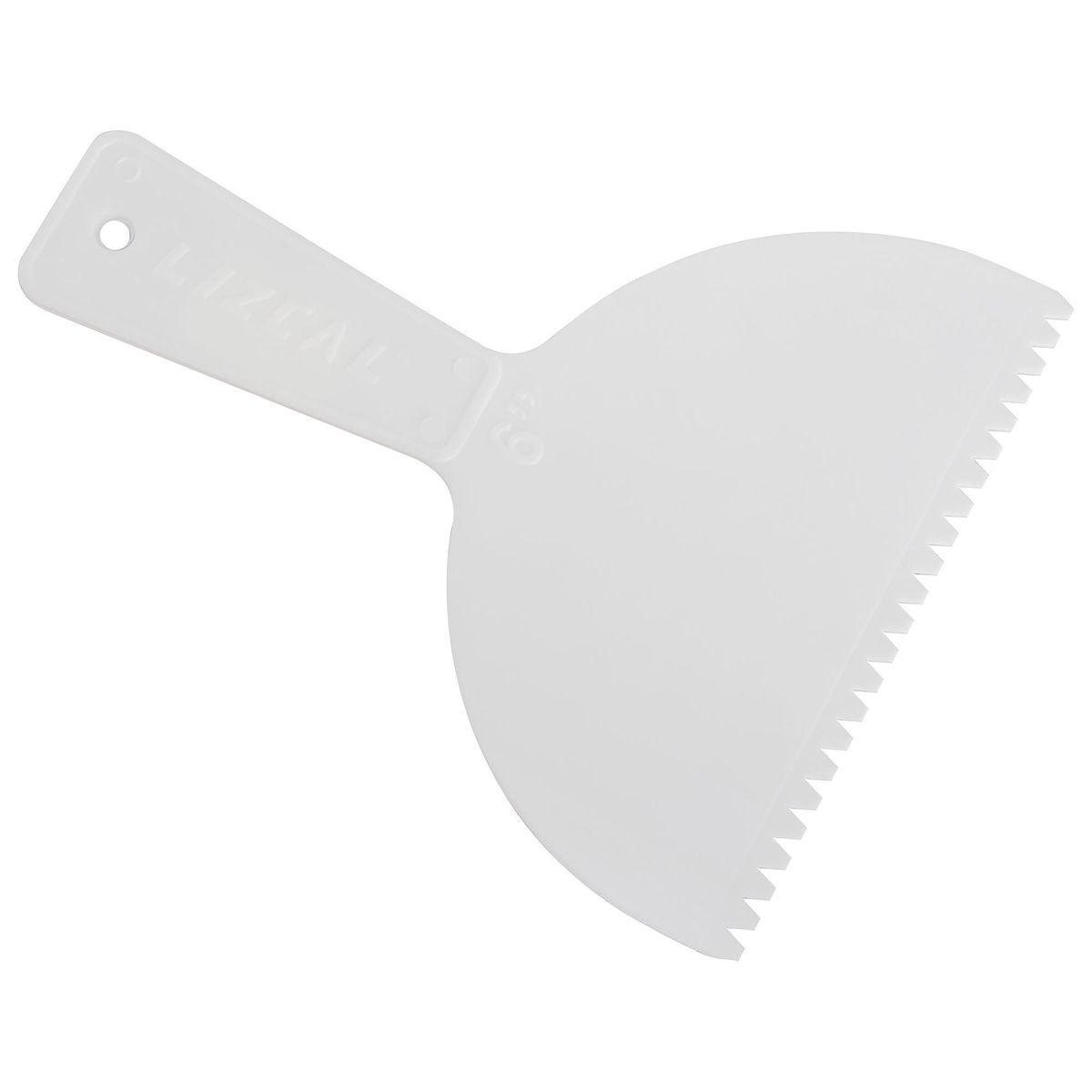LIZCAL - Espátula Dentada Lizcal 6'' para Aplicación Mortero
