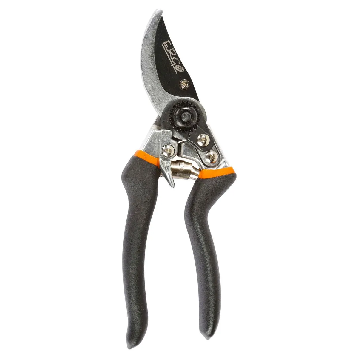 ERGO - Kit de tijera + tijerón para jardín 2 piezas naranjo