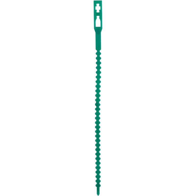 ERGO - Set de amarras para plantas 20 unidades verde
