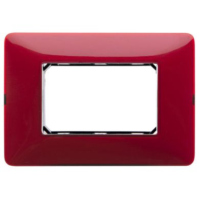 Placa 3 mdulos con soporte Coral