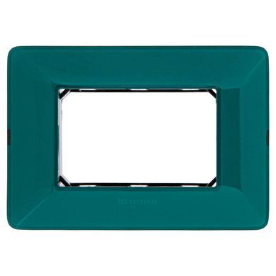 Placa 3 mdulos con soporte Esmeralda