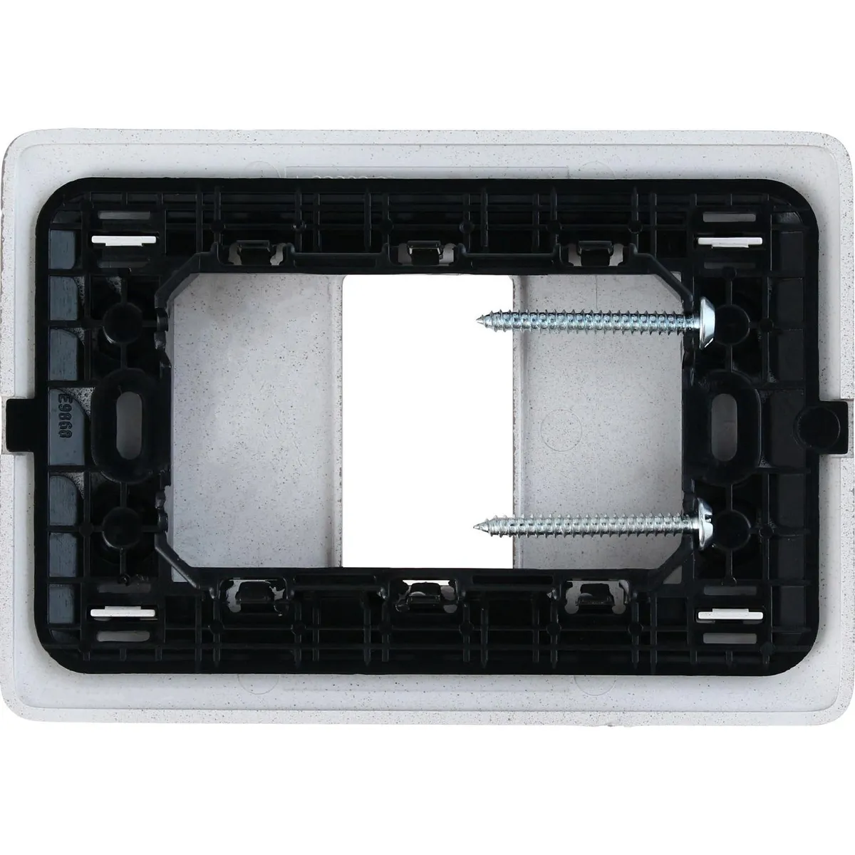 BTICINO - Placa 1 Modulo Titanio Claro