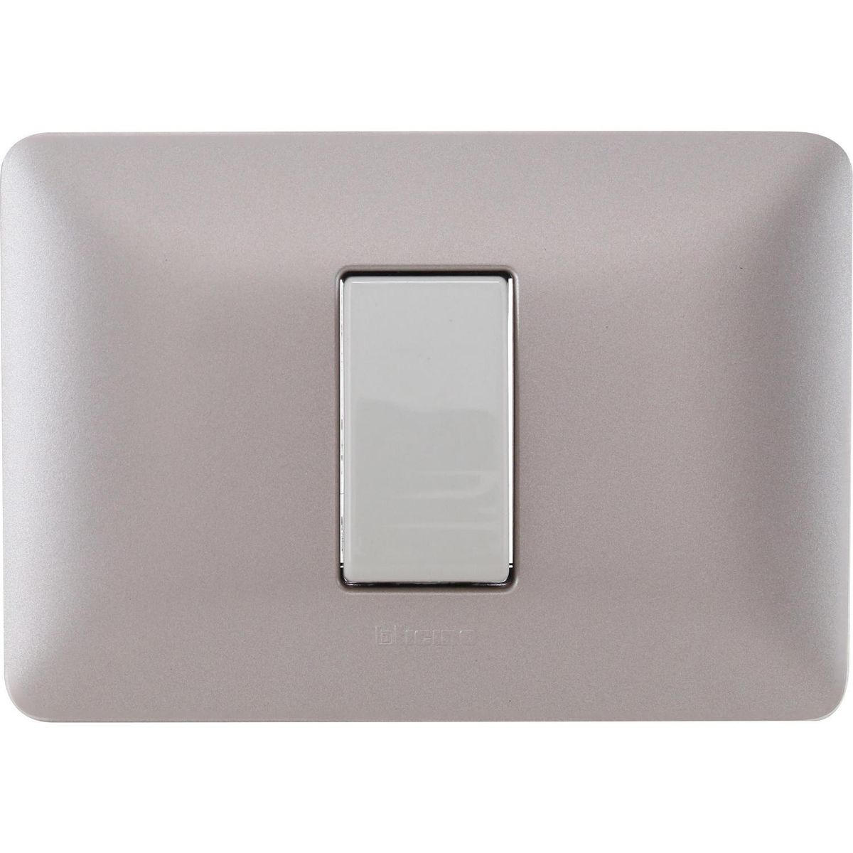 BTICINO - Interruptor Simple Armado (9/12) Titanio Claro
