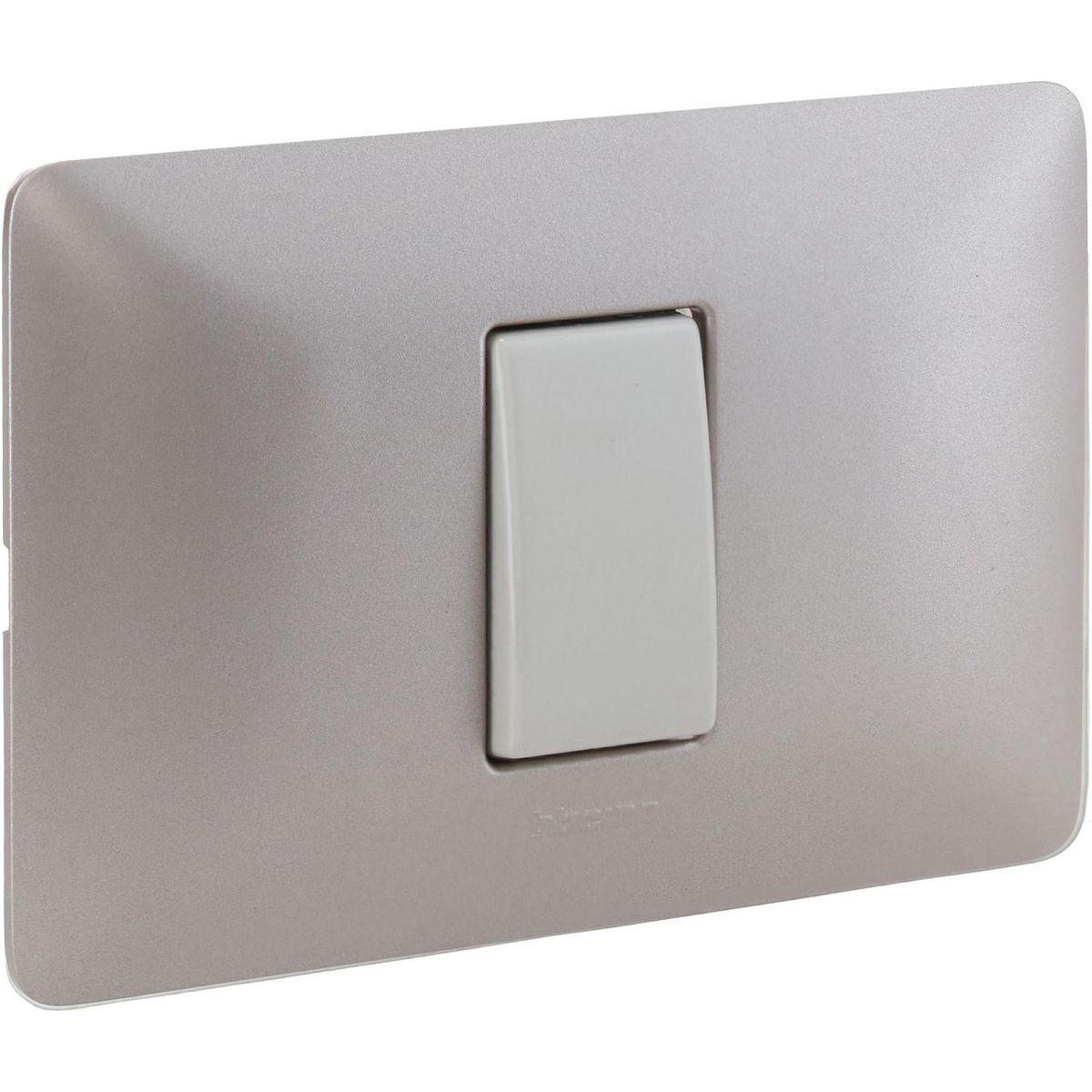 BTICINO - Interruptor Simple Armado (9/12) Titanio Claro