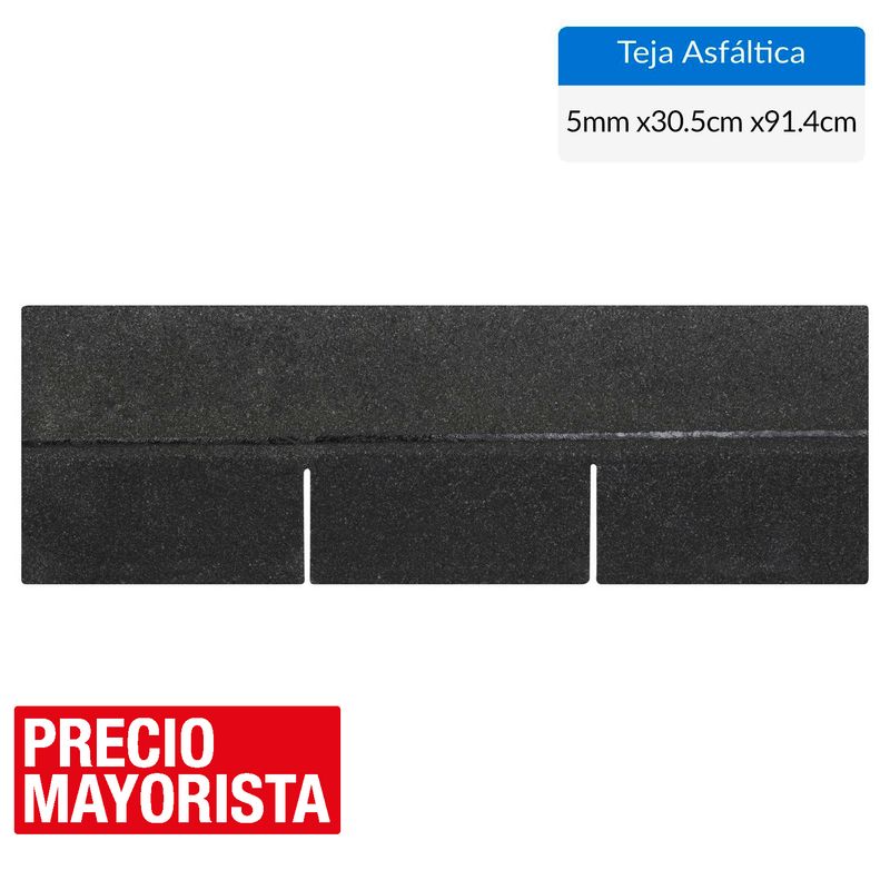 OWENS CORNING - Teja Asfáltica Gravillada 305x914 mm 3,1 m2 Classic