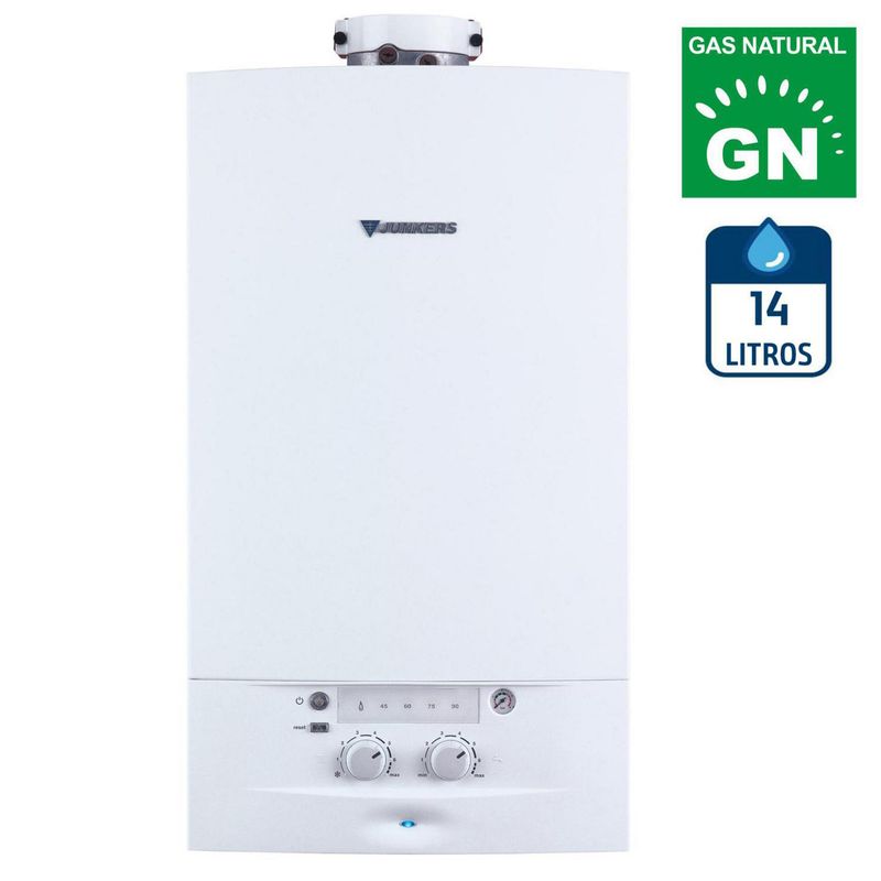 JUNKERS - Caldera Mixta Gas Natural 14 Litros 30 kW de Muro