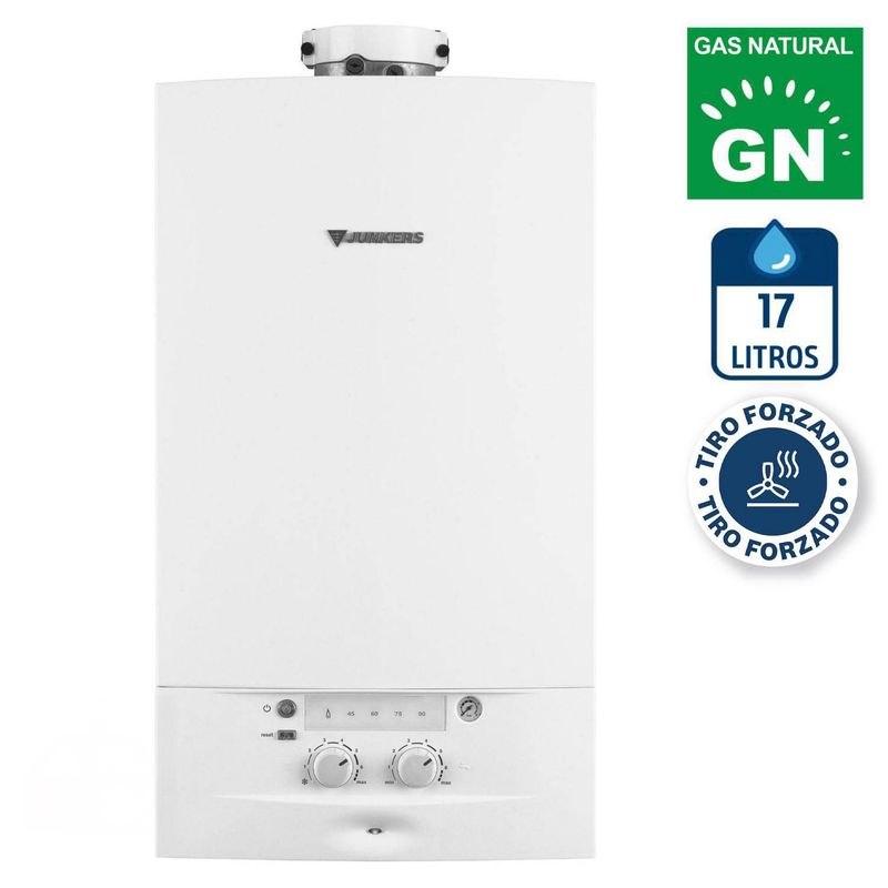 JUNKERS - Caldera Mixta Gas Natural 17 Litros 32 kW de Muro