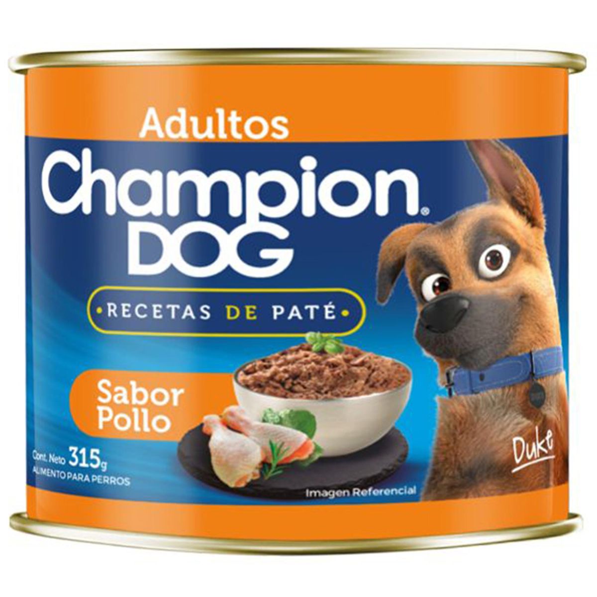 CHAMPION DOG - Alimento húmedo para perro adulto 315 gr pollo y cereales
