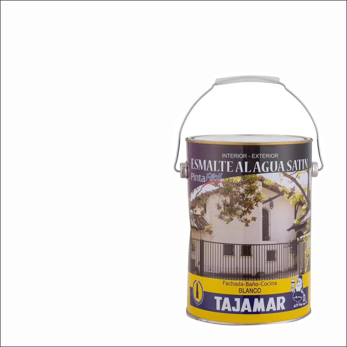 TAJAMAR - Esmalte al Agua Satinado 1 galón(es) Blanco 