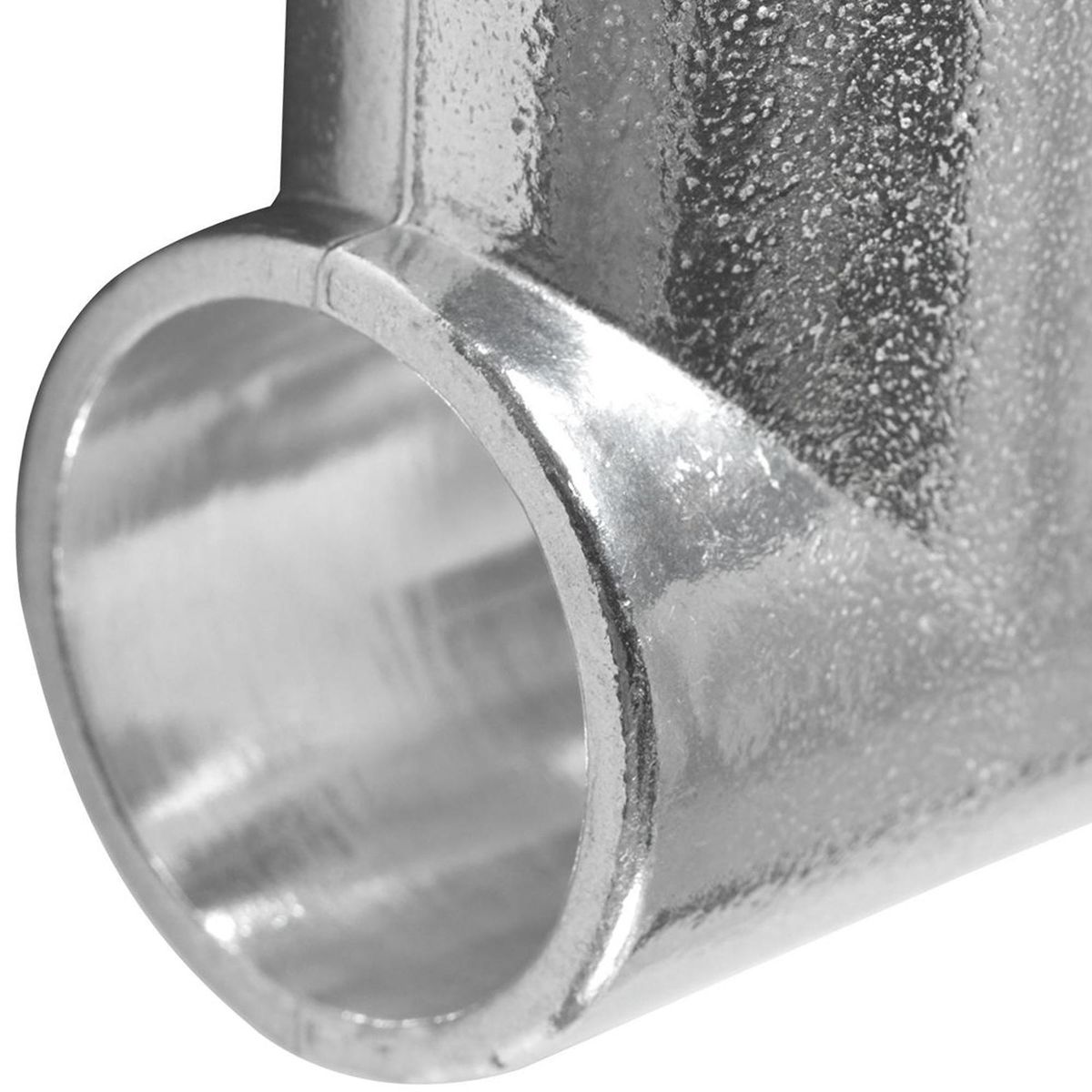 ALUSYSTEM - Unión Doble 90 Grados Metálica Sin Pernos Para Fijación