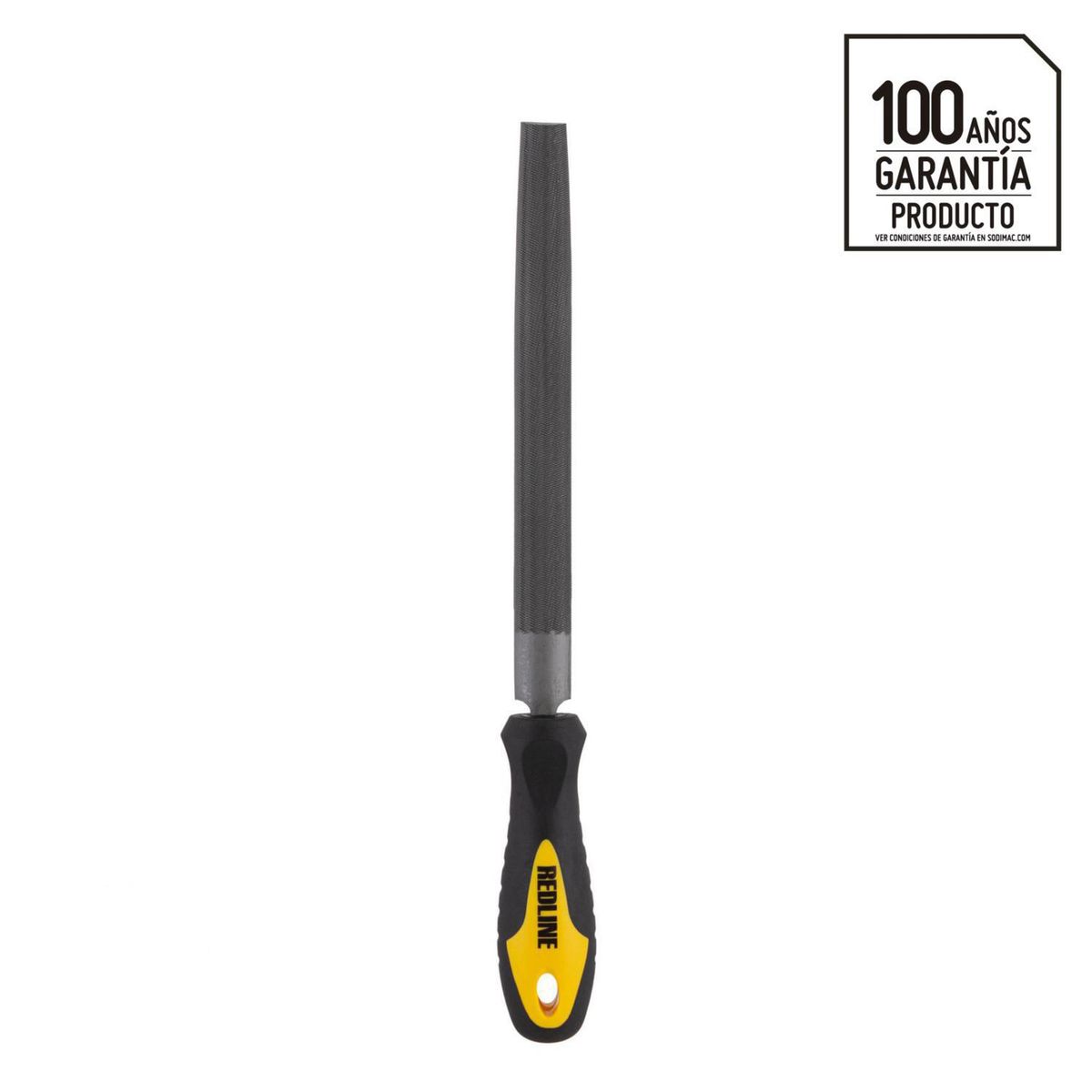 Lima media caña 8" acero, marca REDLINE - Foto Principal