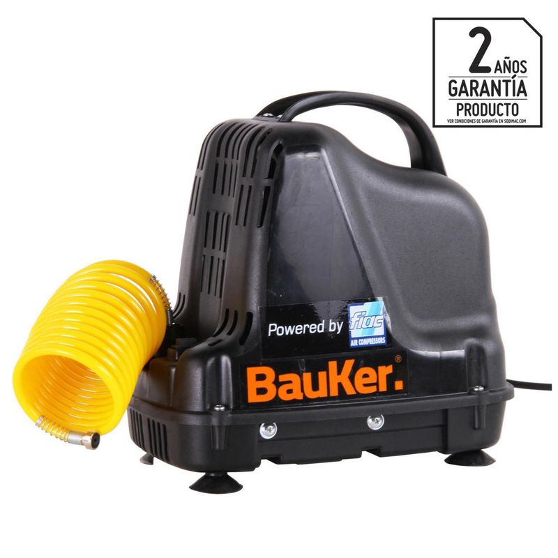 BAUKER - Compresor de Aire Portátil 1.1 HP 24 Litros 910543 0000F