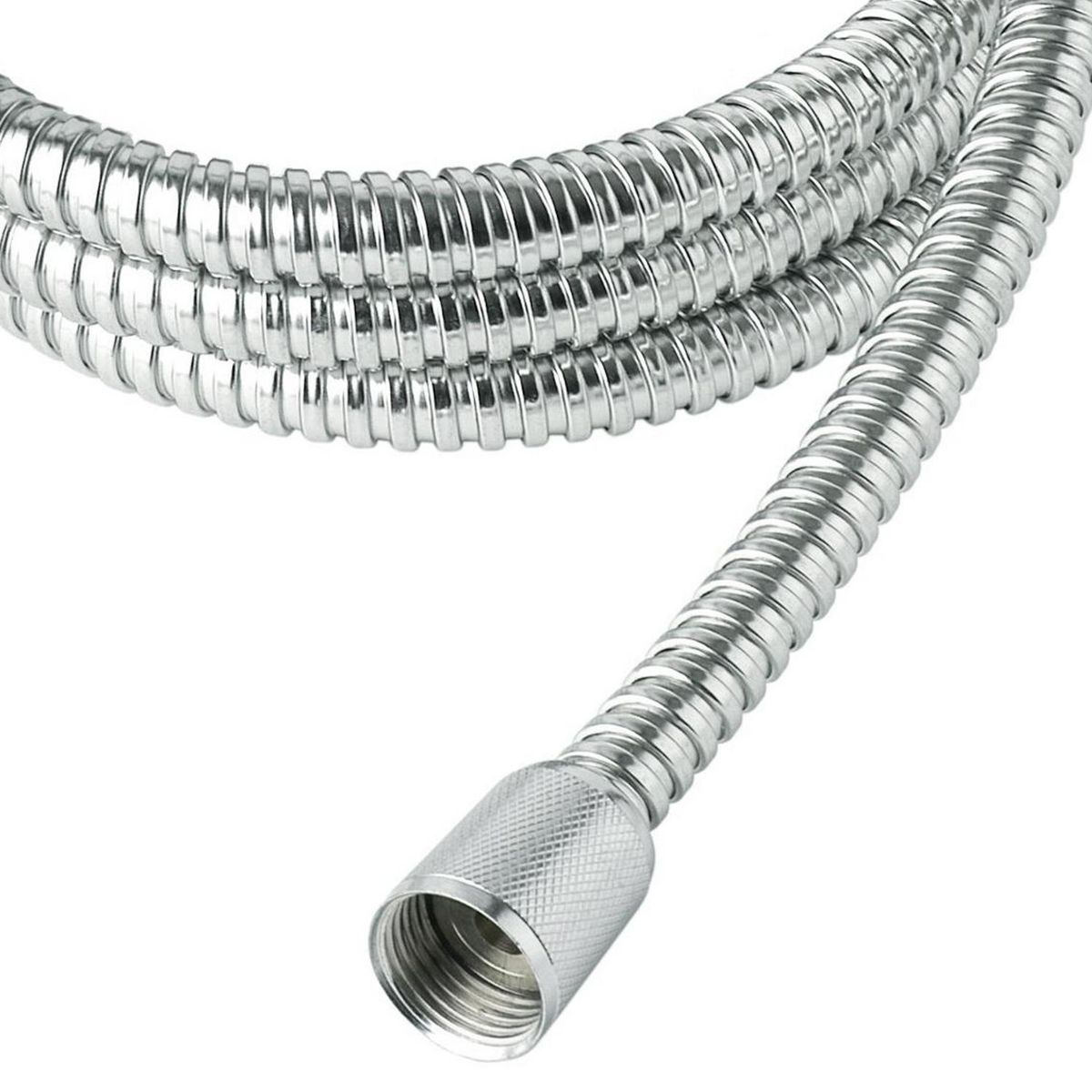 STRETTO - Flexible de ducha 1,75 mt metálico