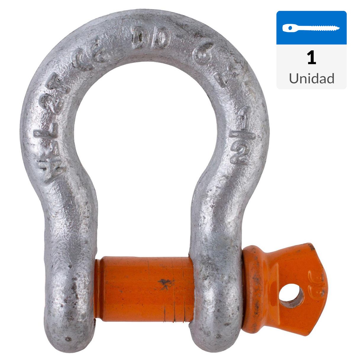 DOLEZYCH - Grillete Lira con perno 1/2" 2000 kgs.