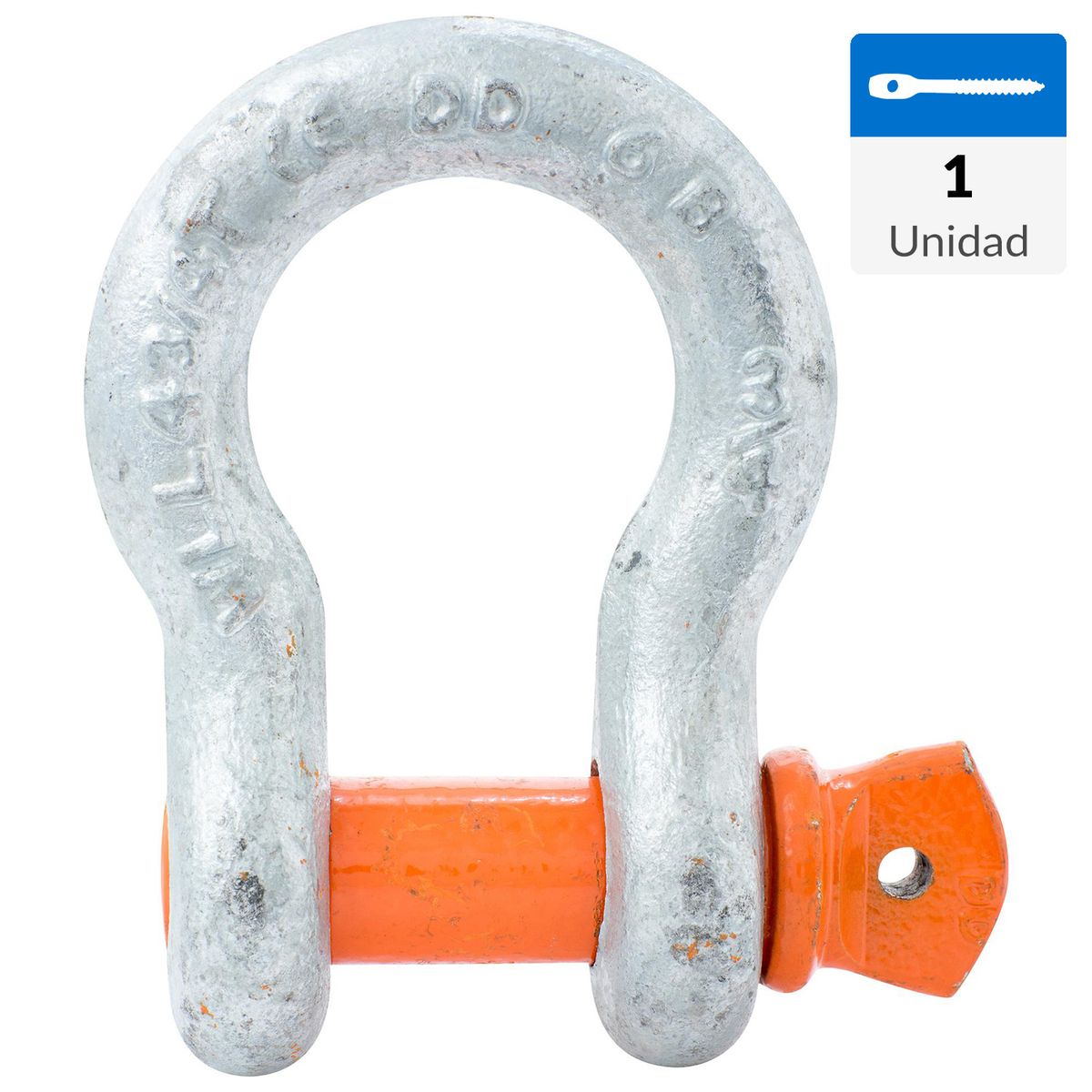 DOLEZYCH - Grillete Lira con perno 3/4" 4750 kgs.