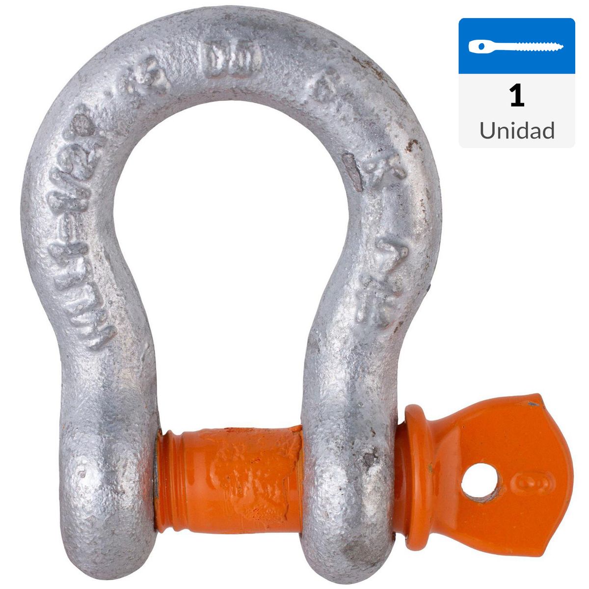 DOLEZYCH - Grillete Lira con perno 7/16" 1500 kgs.