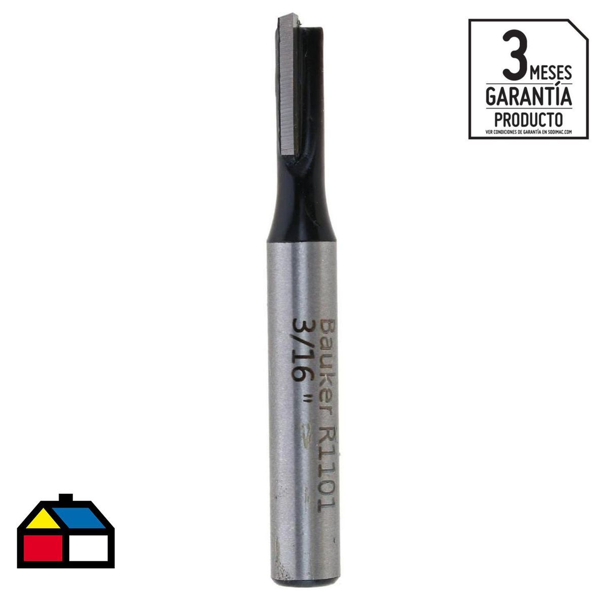 BAUKER - Fresa media caña 1/2"