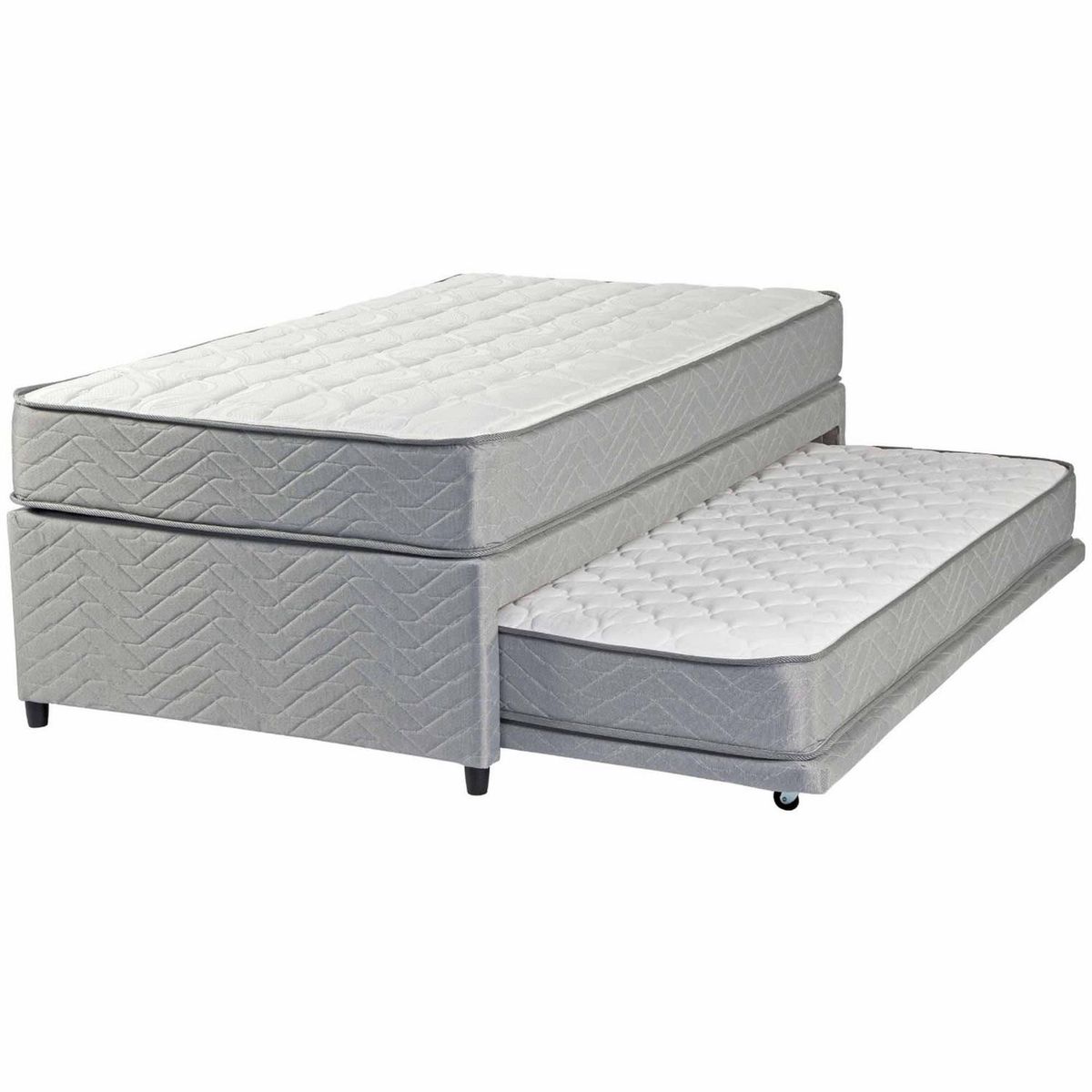 FLEX - Cama 1 plaza Nido Therapedic Gris
