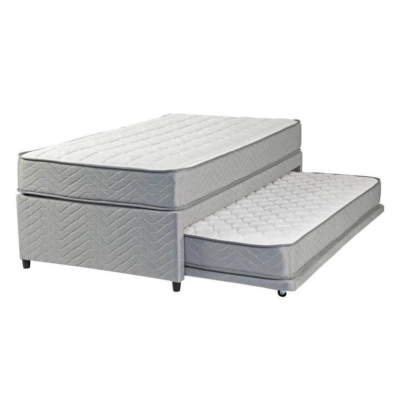 FLEX - Cama 1.5 Plazas Nido Therapedic Gris