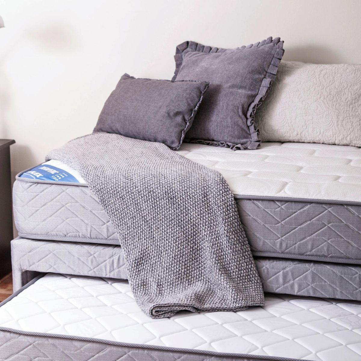 FLEX - Cama 1.5 plazas Nido Therapedic Gris