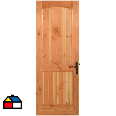 Puerta Pino Oregn 2 Paneles 75 x 210cm
