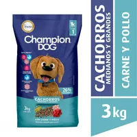 Alimento para Perro Cachorro Carne, pollo y leche 3 kg