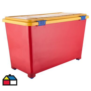 Bal organizador 100 l 77x40x48 cm rojo.
