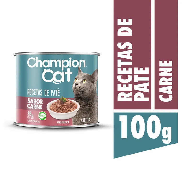 Alimento húmedo para gato adulto 315 g carne