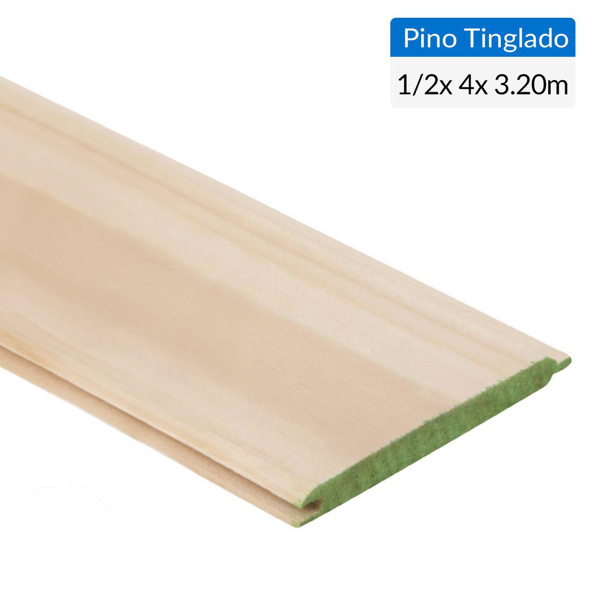 GENERICO - Pino Cielo Machihembrado Seco Cepillado 1/2x4 3,2 m