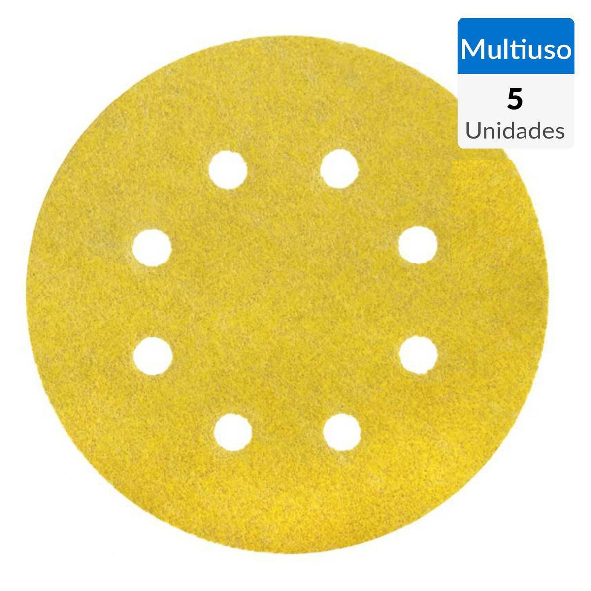 BAUKER - Set de discos de lija grano 80 5 unidades