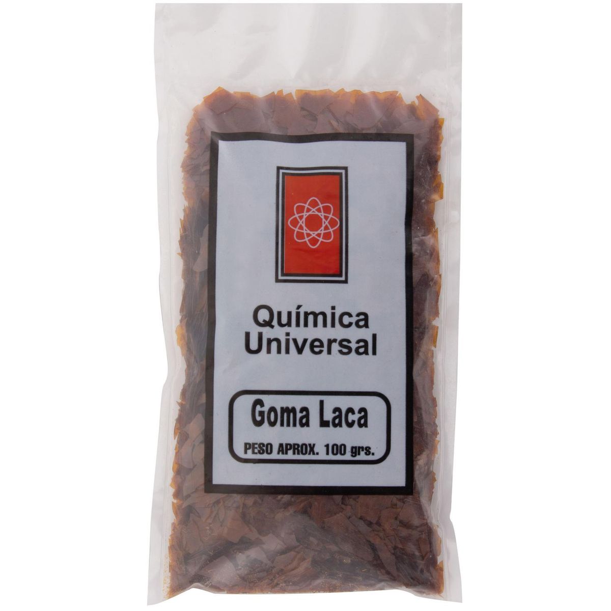 QUIMICA UNIVERSAL - Goma Laca Mate 0.100 kg ambar