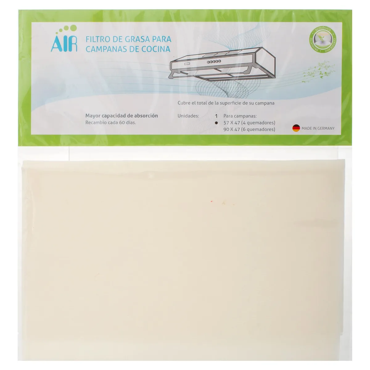 AIR - Filtro para campana de 80 cm