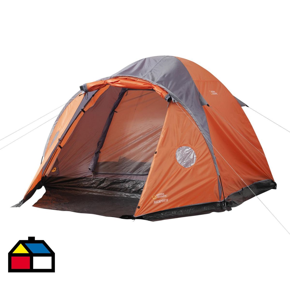 NATIONAL GEOGRAPHIC - Carpa Camping Rock Port 5 Personas Naranja
