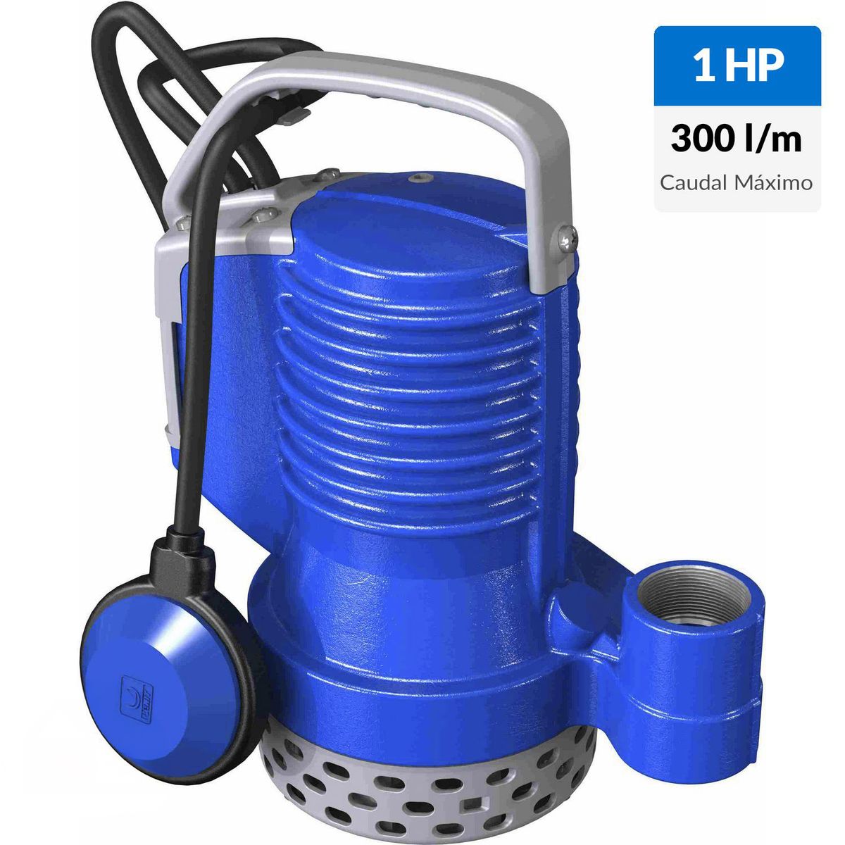 ZENITH - Electrobomba sumergible 1 HP 300 l/min