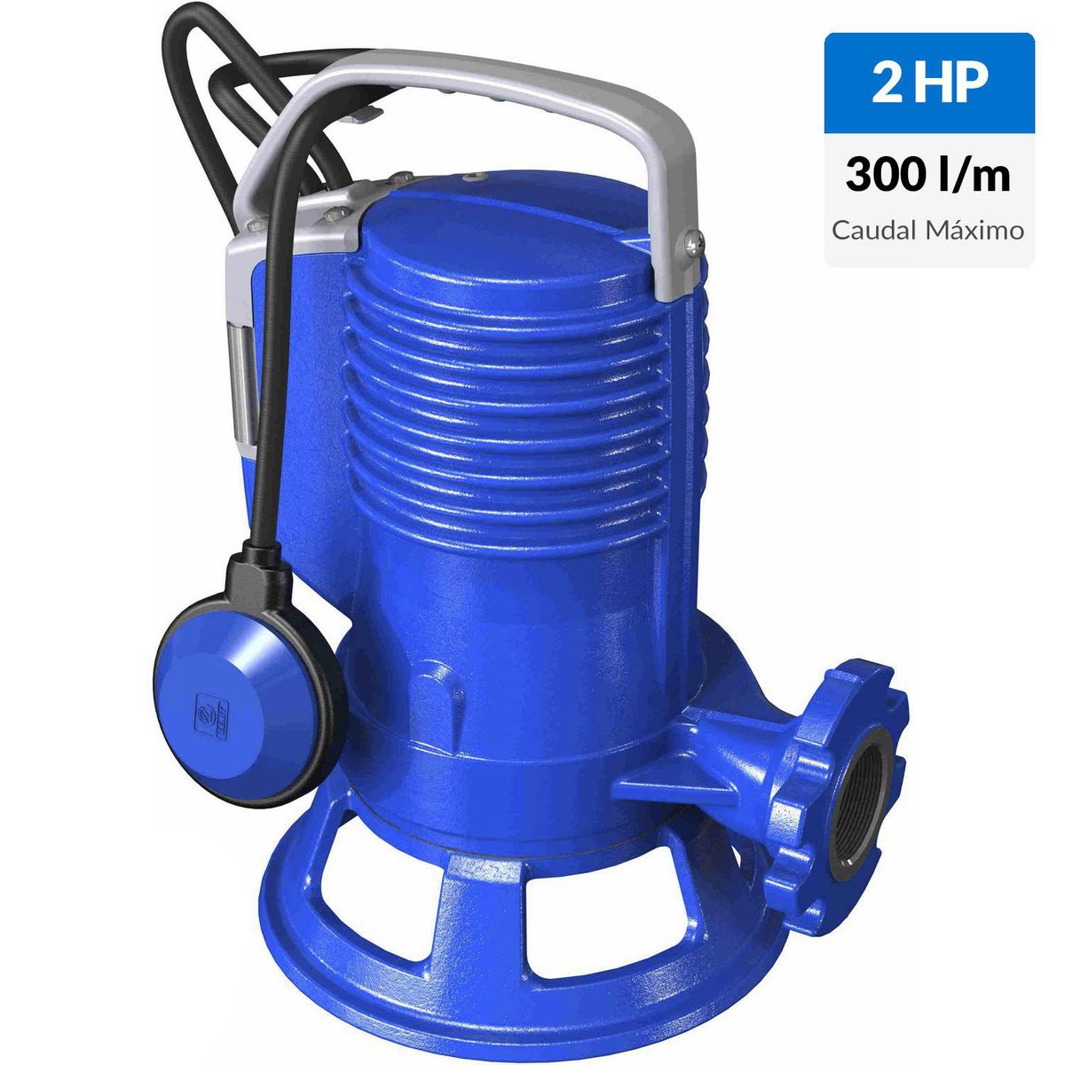 ZENITH - Electrobomba sumergible 2 HP 300 l/min