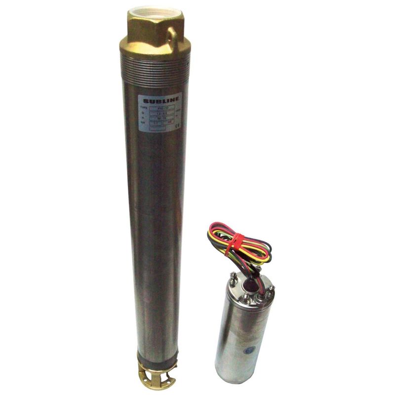 SUBLINE - Electrobomba pozo profundo 3 HP 220 l/min