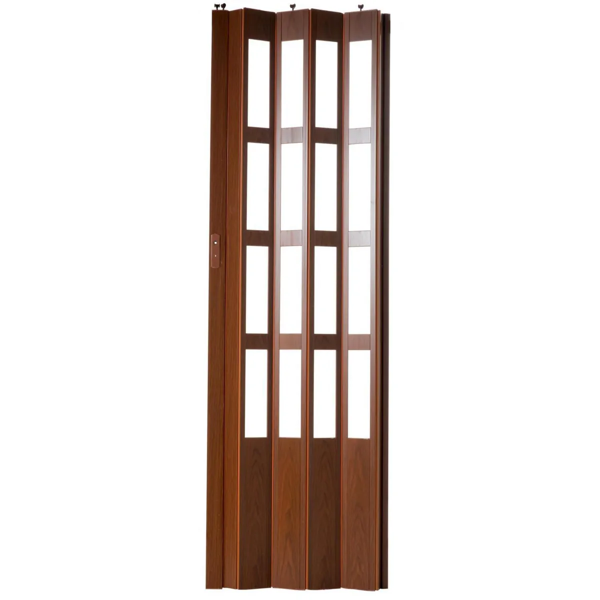 HOGGAN - Puerta Plegable PVC Caoba Lugano