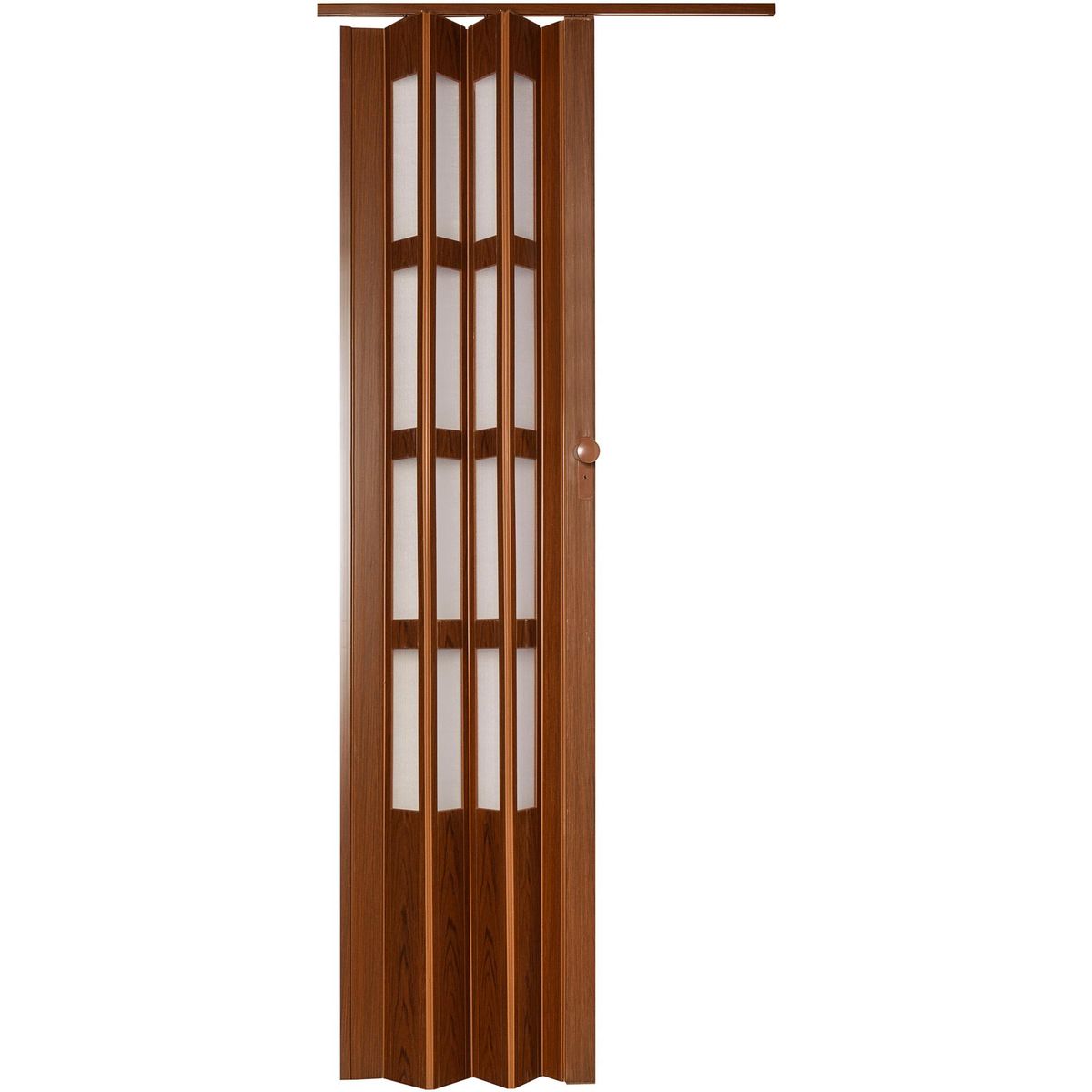 HOGGAN - Puerta Plegable PVC Caoba Lugano