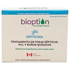 BIOPTION - Tratamiento para WC 12 sobres