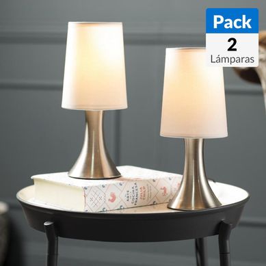 Pack 2 lmparas de mesa 40W