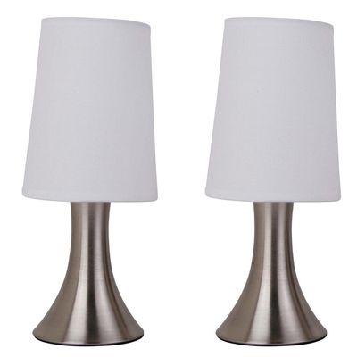 Imagen 2 del producto Pack de 2 Lámparas de Mesa Dijon Blanco 12.5x30 cm