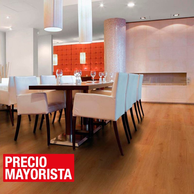 HOLZTEK - Piso Flotante 8 mm Cerezo Silvestre Café 2.131 m2