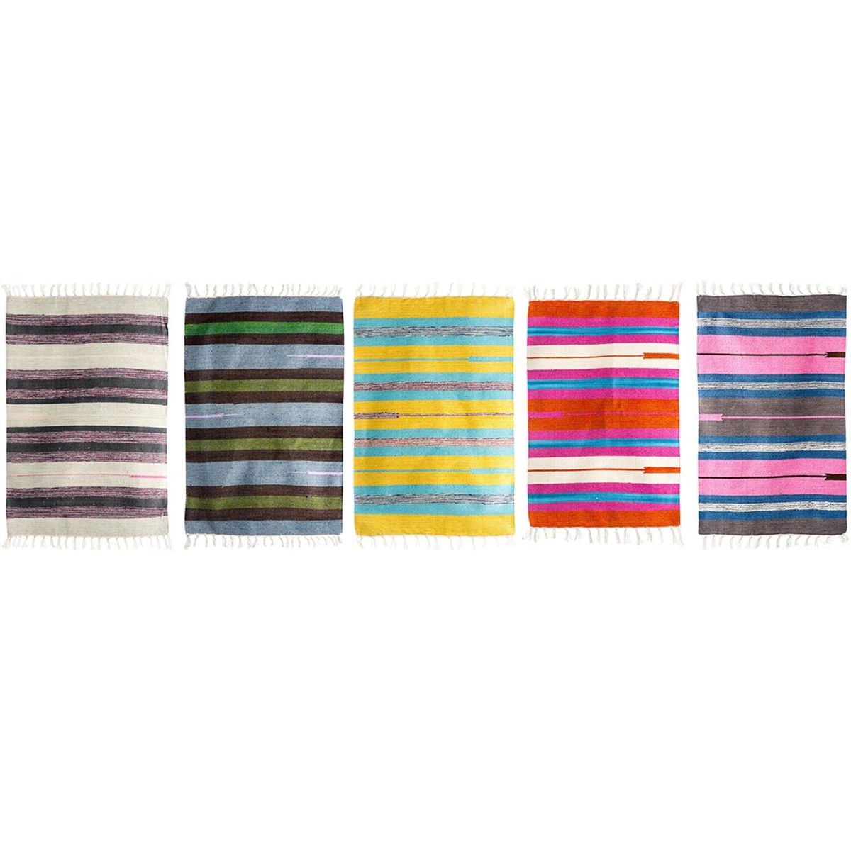 CASA BONITA - Bajada de Cama 60x90 cm Yute Colores Surtidos