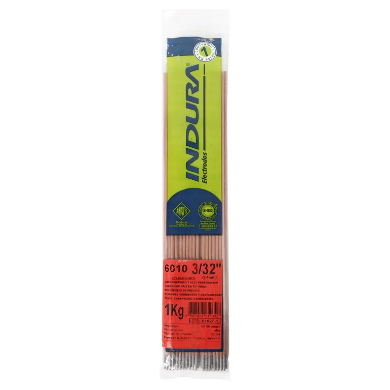 Electrodo 6010 punto rojo 3/32" 1 kg