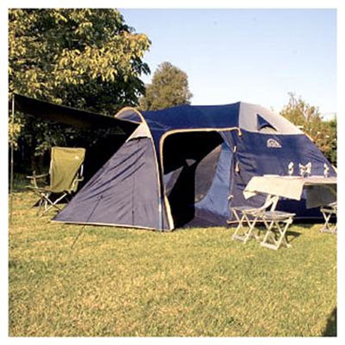 DOITE - Carpa Camping Licanray 4 Personas Azul