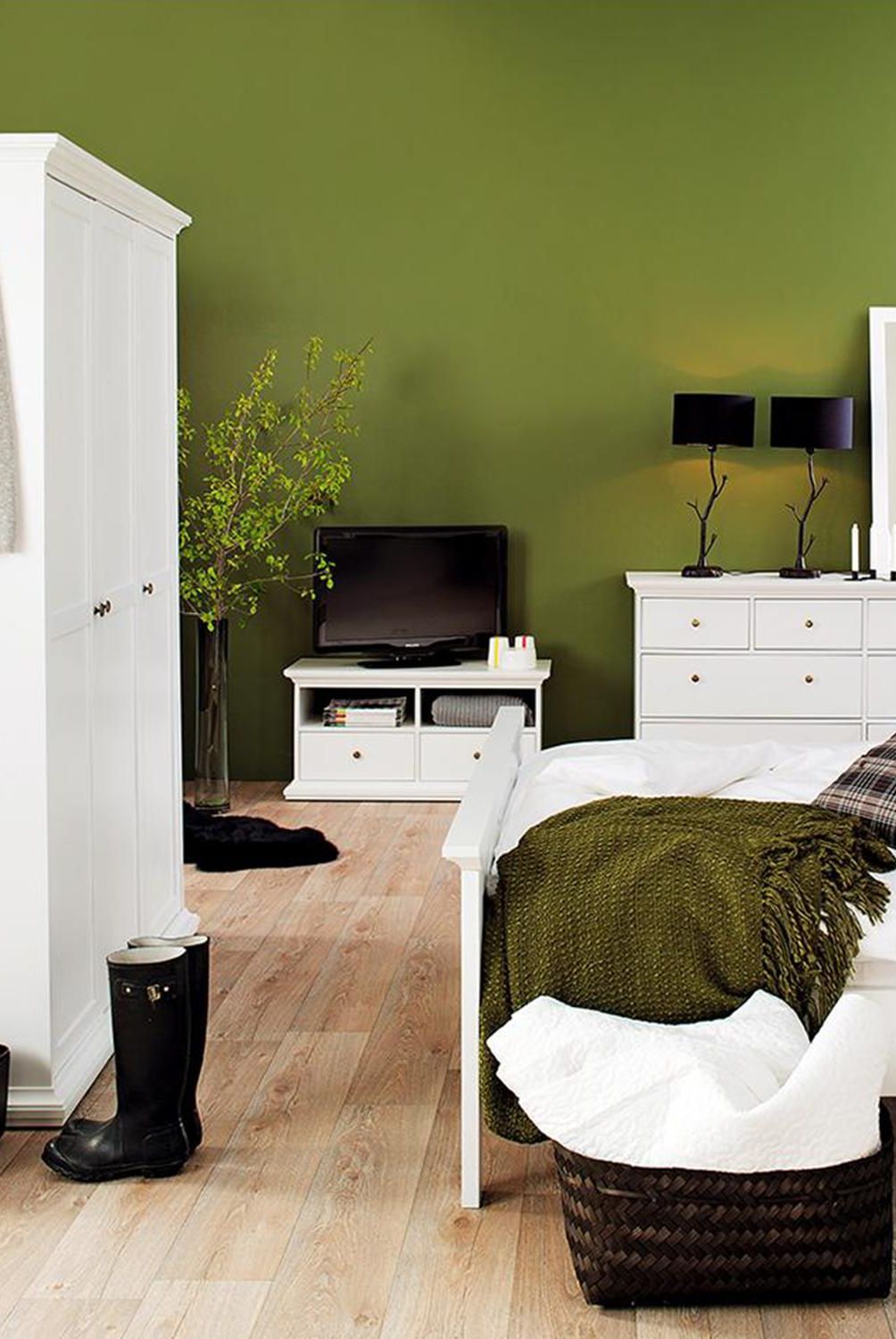 TVILUM - Clóset París 3 Puerta(s) 5 Repisa(s) 139xx61 cm Blanco